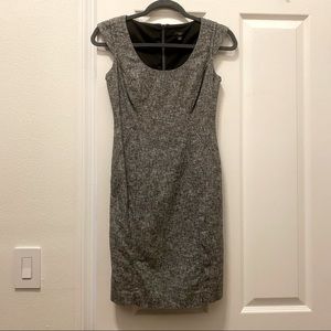 Ann Taylor Petite Gray Work Dress 00P